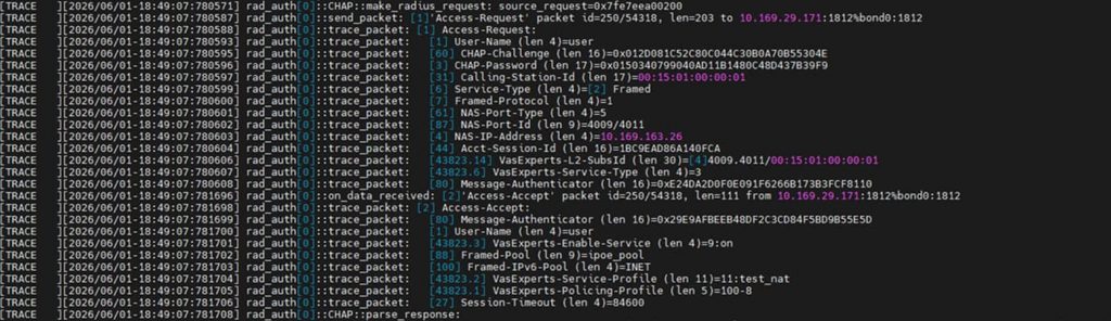 Sessions PPPoE dans la CLI - 2