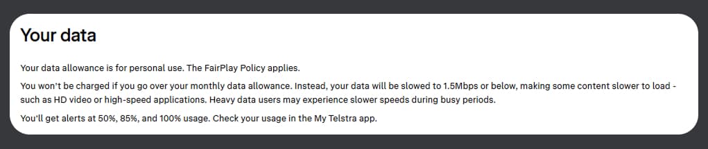 Example of Speed-Based Packet Limitation